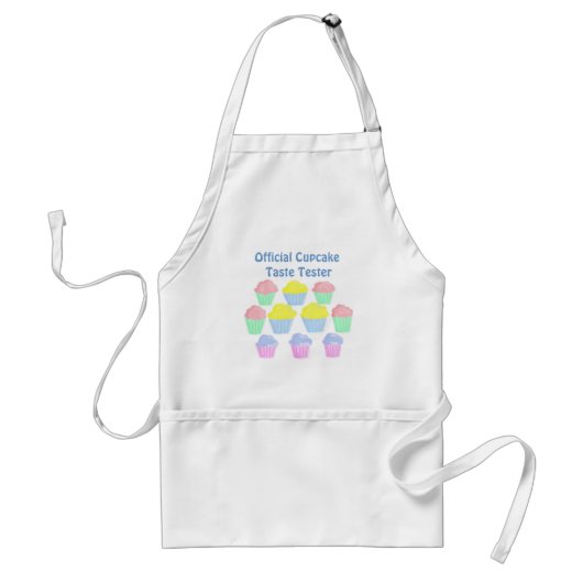 Officiële Cupcake Smaak Tester Standaard Schort (Voorkant)