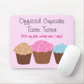 Officiële Cupcake Smaaktester Muismat (Met muis)