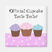 Officiële cupcake Taste Tester Magneet (Voorkant)