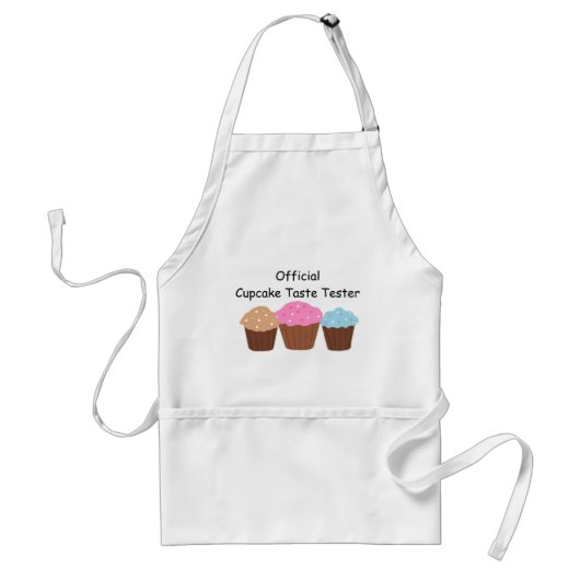 Officiële cupcake Taste Tester Standaard Schort (Voorkant)