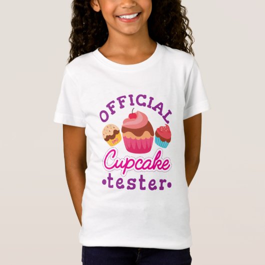 Officiële Cupcake Tester T-shirt (Voorkant)