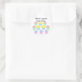 Officiële CupcakeSmaakTester Ronde Sticker (Tas)