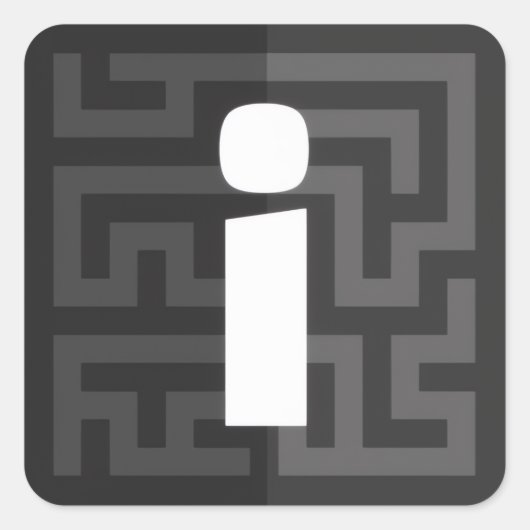 Officiële Curated News Logo Sticker (Voorkant)