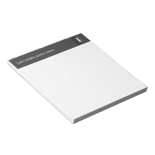 Officiële Curated News Note Pad Notitieblok (Schuin)