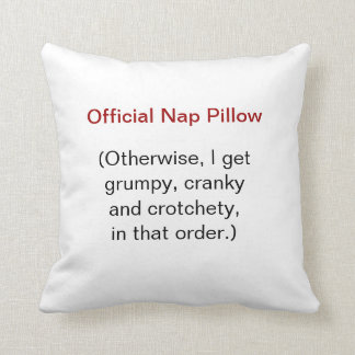 Officiële Curmudgeon Nap Pillow Kussen