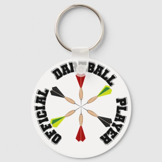 Officiële dartball-speler sleutelhanger (Voorkant)