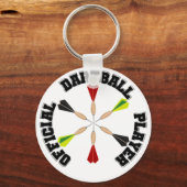 Officiële dartball-speler sleutelhanger (Voorkant)