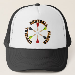 Officiële dartball-speler trucker pet