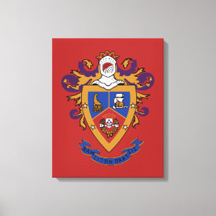 Officiële Delta Sigma Pi-wapen Canvas Afdruk