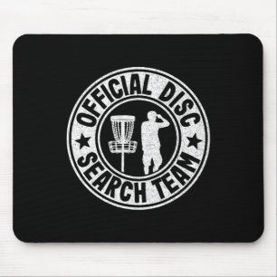 Officiële Disc Search Team Logo Frisbee Golf Grapp Muismat