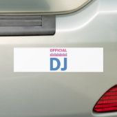 Officiële DJ Bumpersticker (Op auto)