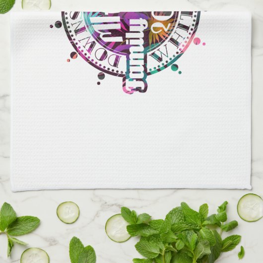 Officiële DJW Reunion 2017 Miami Hand Towel Theedoek (Gevouwen)