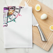 Officiële DJW Reunion 2017 Miami Hand Towel Theedoek (Quarter Fold)