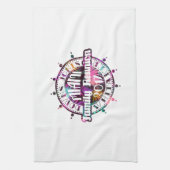 Officiële DJW Reunion 2017 Miami Hand Towel Theedoek (Verticaal)