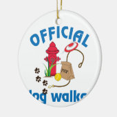Officiële Dog Walker Keramisch Ornament (Links)