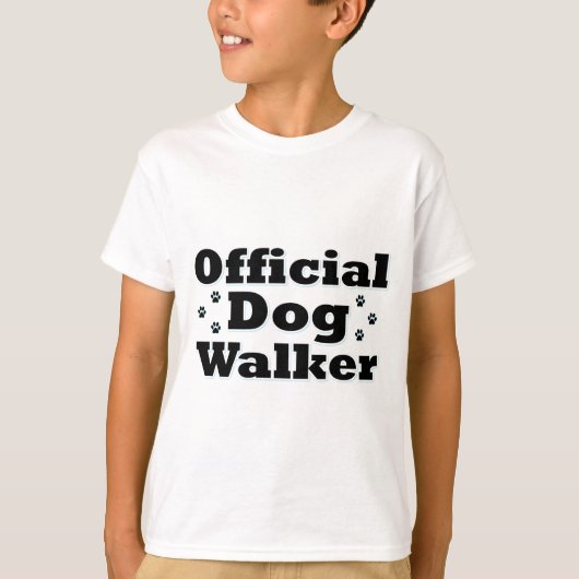 Officiële Dog Walker T-shirt (Voorkant)
