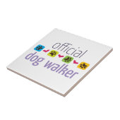 Officiële Dog Walker Tegeltje (Zijkant)