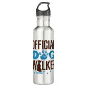 Officiële Dog Walker Waterfles (Voorkant)
