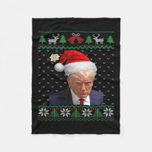Officiële Donald Trump-Mok schoot Lelijke Kerst Fleece Deken