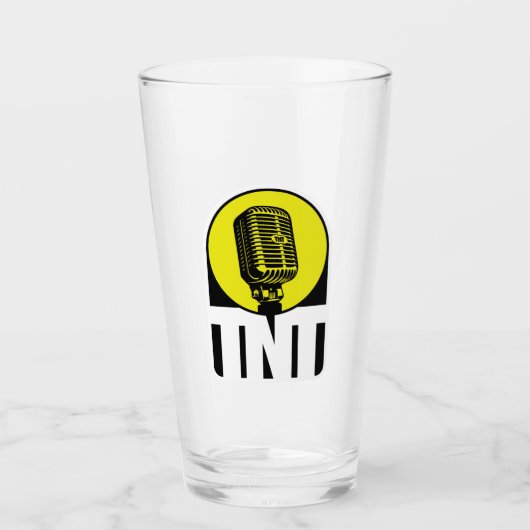 Officiële donderdagavond Tanked pintglas Glas (Voorkant)