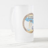 Officiële Drunken Sailor Drink Stein Matglas Bierpul (Voorkant links)