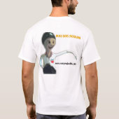 Officiële "Duke Goes Bowling" T-Shirt (Achterkant)
