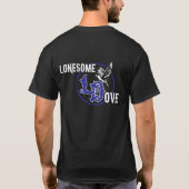 Officiële eenzame Dove T-Shirt. Blauw en wit terug T-shirt (Achterkant)
