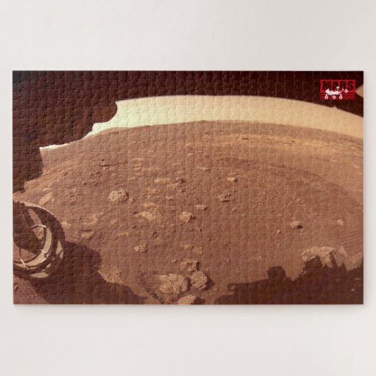 Officiële eerste foto, doorzettingsrover op Mars, Legpuzzel (Horizontaal)