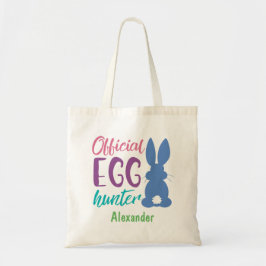 Officiële Egg Hunter Personalized Easter Bunny Kin Tote Bag