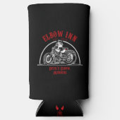 Officiële Elbow Inn® Biker Lucy Slim Koelbox Seltzer Blikjeskoeler (Voorkant)