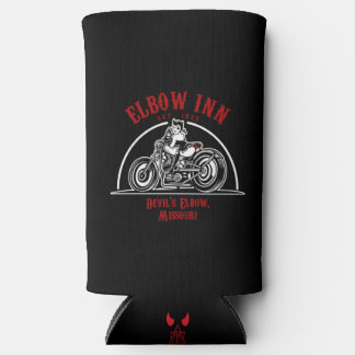 Officiële Elbow Inn® Biker Lucy Slim Koelbox Seltzer Blikjeskoeler