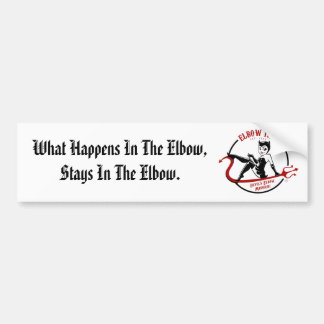 Officiële Elbow Inn Logo Bumpersticker