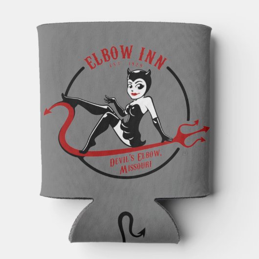 Officiële Elbow Inn® Lucy Logo Koelbox Blikjeskoeler (Achterkant)