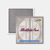 Officiële Elektrische Fan Club Magnet (Voorkant / Achterkant)