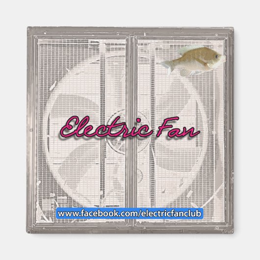Officiële Elektrische Fan Club Magnet (Voorkant)
