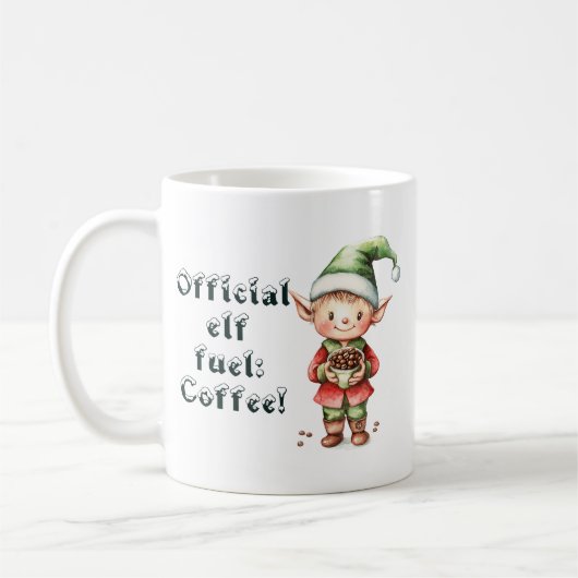 Officiële Elf Fuel Christmas Koffiemok (Links)