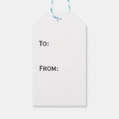 Officiële Elf Rapport Cadeaulabel (Achterkant)