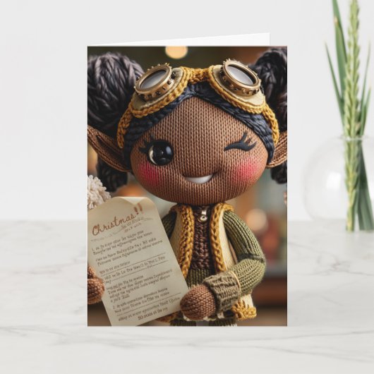  Officiële Elf Rapport  Feestdagen Kaart (Voorkant)