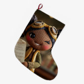 Officiële Elf Rapport Grote Kerstsok (Voorkant (Hangend))