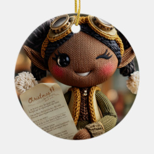  Officiële Elf Rapport  Keramisch Ornament