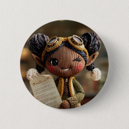 Officiële Elf Rapport Ronde Button 5,7 Cm
