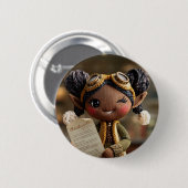 Officiële Elf Rapport Ronde Button 5,7 Cm (Voorkant /achterkant)
