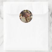 Officiële Elf Rapport Ronde Sticker (Tas)