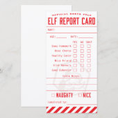 Officiële Elf Rapportcijfers Bedankkaart (Voorkant / Achterkant)