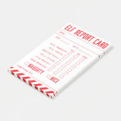 Officiële Elf Report Card Mini Post-it® Notes (Schuin)