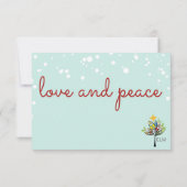 Officiële ELM-kerstkaart Bedankkaart (Achterkant)