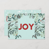 Officiële ELM-kerstkaart Bedankkaart (Voorkant / Achterkant)