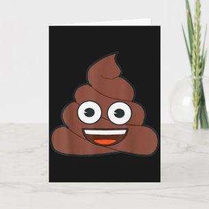 Officiële Emoji Poep Gelukkig Geel Glimlach Gezich Kaart