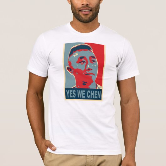 Officiële Ernie Chen "Yes We Chen" TShirt (Voorkant)