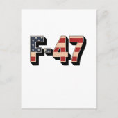 Officiële F47 Maga Fighter Jet F-47 Jet Fighter Ai Aankondigingskaart (Voorkant)